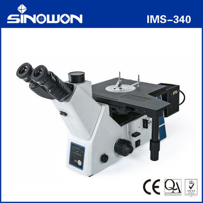Microscópio Metalúrgico Trinocular Invertido 5X 10X 20X 50X 100X Objetivo IMS-340