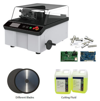 Máquina automática de corte metalúrgico de mesa de secção de precisão da serra AC-200B