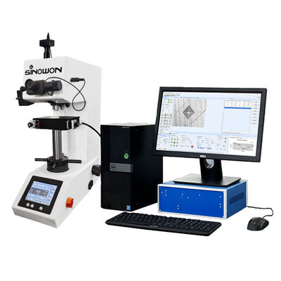 Turreta automática equipamento de teste de dureza Vickers digital 10x 20x Objetivo