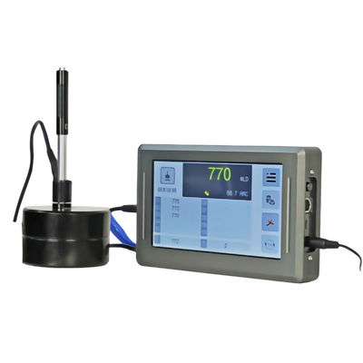 Equipamento portátil de teste de dureza de Leeb com ecrã sensível ao toque colorido de 7&quot;