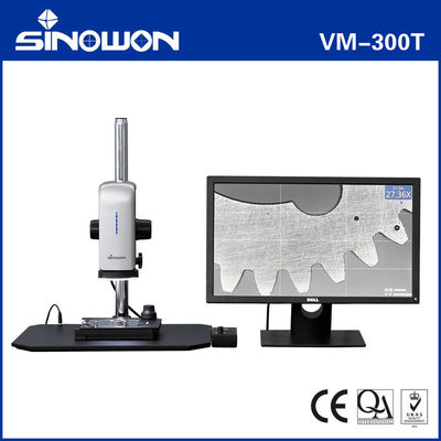 Microscópio de vídeo industrial motorizado 27X - 163X Microscópio de zoom elétrico sem passo