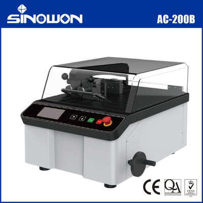 Máquina automática de serra de precisão 600W AC-200B 500rpm - 3000rpm Velocidade da lâmina