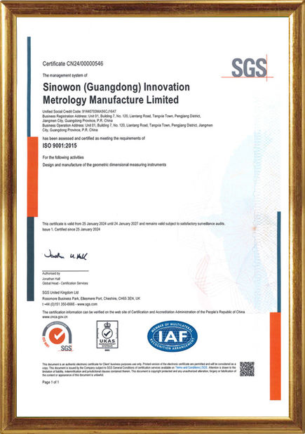 China Hoyamo and Sinowon Inc Certificações